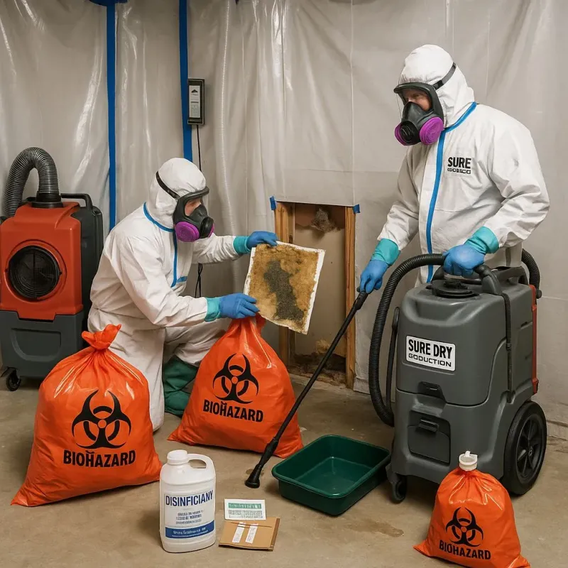 Contaminated Water Handling Protocols process in Belfield, ND