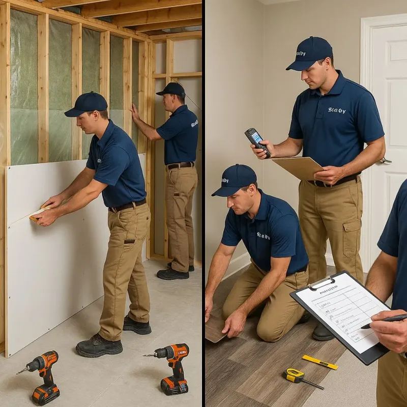 Repairs and Reconstruction process in Belfield, ND